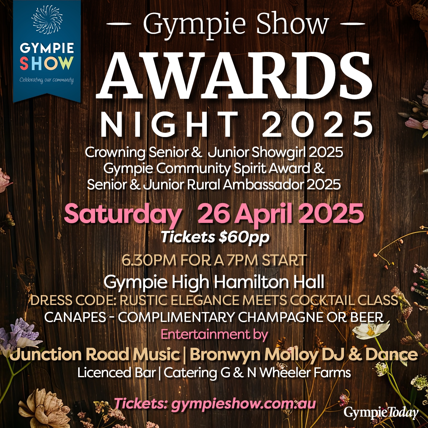 2025 Gympie Show Awards Night