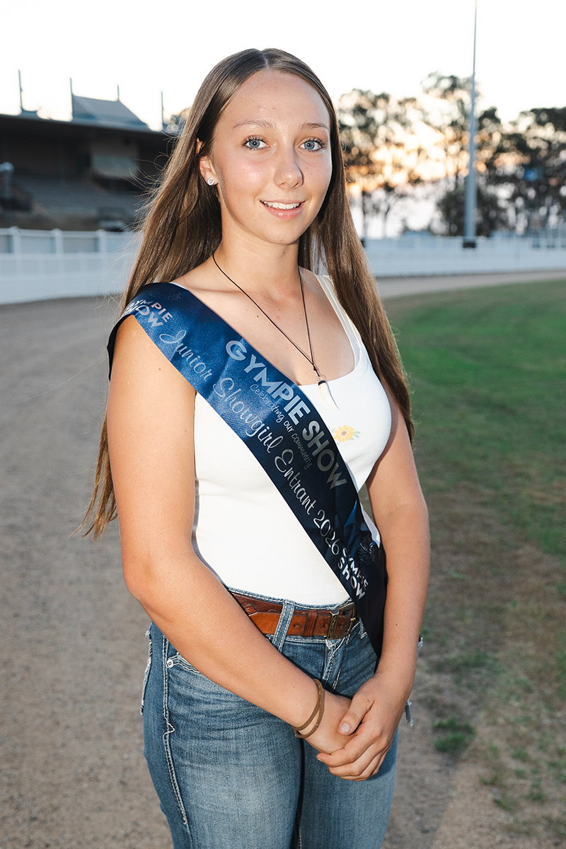 Alexa Ritchie Junior Showgirl representing the Pavilion Committee