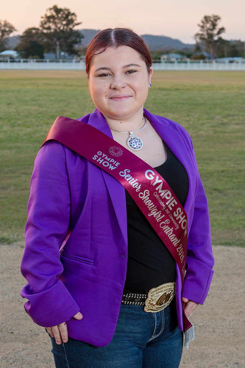 Laura Burnett- Senior Showgirl representing the Beef Committee
